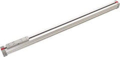 Norgren - 2" Bore x 48" Stroke Standard Rodless Air Cylinder - 116 Max psi, -22 to 176°F, 3/8" NPTF Port - Industrial Tool & Supply