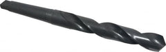 Interstate - 1-3/8", 4MT 118° Point High Speed Steel Taper Shank Drill Bit - Industrial Tool & Supply