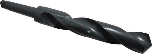 Interstate - 1-15/16", 4MT 118° Point High Speed Steel Taper Shank Drill Bit - Industrial Tool & Supply