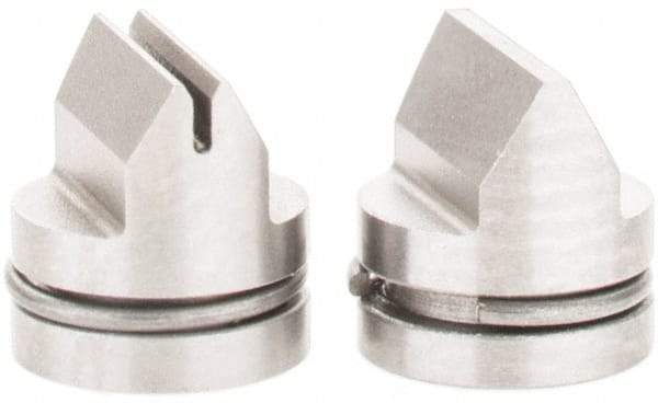SPI - Chrome Caliper Inside & Outside Diameter Attachment - 2 Pieces, 1 to 1.5mm Pitch, For Use with 6" Dial or Electronic Calipers - Industrial Tool & Supply