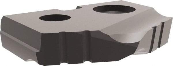 Allied Machine and Engineering - 15/32" Diam x 3/32" Thick, Seat Code Z, 132° Included Angle Spade Drill Insert - Diamond Coated, Carbide, Series T-A - Industrial Tool & Supply