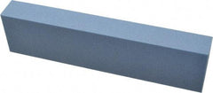 Norton - 80 Grit Aluminum Oxide Rectangular Polishing Stone - Medium Grade, 2" Wide x 8" Long x 1" Thick - Industrial Tool & Supply