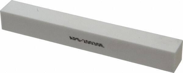 Norton - 100 Grit Aluminum Oxide Square Polishing Stone - Fine Grade, 1" Wide x 8" Long x 1" Thick - Industrial Tool & Supply