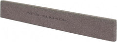 Norton - 120 Grit Aluminum Oxide Rectangular Polishing Stone - Fine Grade, 1" Wide x 8" Long x 1/4" Thick - Industrial Tool & Supply