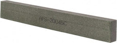 Norton - 120 Grit Aluminum Oxide Rectangular Polishing Stone - Fine Grade, 1" Wide x 8" Long x 1/2" Thick - Industrial Tool & Supply