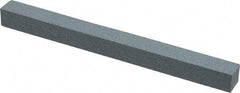 Made in USA - 180 Grit Aluminum Oxide Square Polishing Stone - Very Fine Grade, 1/2" Wide x 6" Long x 1/2" Thick - Industrial Tool & Supply
