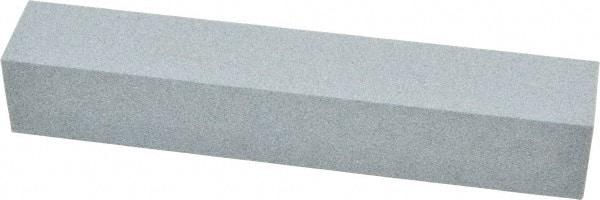 Made in USA - 180 Grit Aluminum Oxide Square Polishing Stone - Very Fine Grade, 1" Wide x 6" Long x 1" Thick - Industrial Tool & Supply