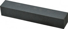 Made in USA - 220 Grit Aluminum Oxide Square Polishing Stone - Very Fine Grade, 1" Wide x 6" Long x 1" Thick - Industrial Tool & Supply