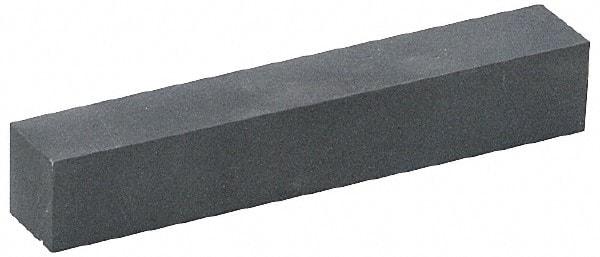 Norton - 320 Grit Silicon Carbide Square Polishing Stone - Extra Fine Grade, 1/4" Wide x 6" Long x 1/4" Thick - Industrial Tool & Supply