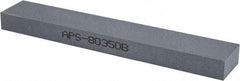 Value Collection - 320 Grit Silicon Carbide Rectangular Polishing Stone - Extra Fine Grade, 1" Wide x 6" Long x 1/2" Thick - Industrial Tool & Supply
