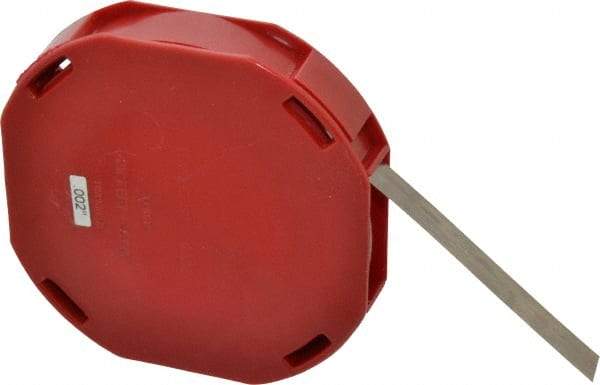 Starrett - 0.002 Inch Thick x 7.62 m Long x 1/2 Inch Wide, Feeler Stock Roll - Tempered Steel - Industrial Tool & Supply