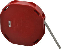 Starrett - 0.003 Inch Thick x 7.62 m Long x 1/2 Inch Wide, Feeler Stock Roll - Tempered Steel - Industrial Tool & Supply