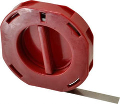 Starrett - 0.006 Inch Thick x 7.62 m Long x 1/2 Inch Wide, Feeler Stock Roll - Tempered Steel - Industrial Tool & Supply