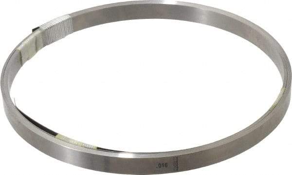 Starrett - 0.016 Inch Thick x 7.62 m Long x 1/2 Inch Wide, Feeler Stock Roll - Tempered Steel - Industrial Tool & Supply