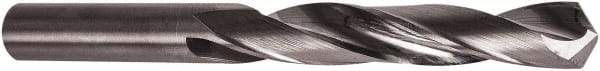 Precision Twist Drill - Letter T 118° Solid Carbide Jobber Drill - Bright Finish, Right Hand Cut, 4" OAL, Split Point - Industrial Tool & Supply