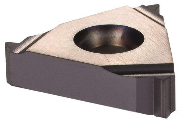 Kennametal - 16ER External Right Hand ISO Laydown Threading Insert - Grade KC5010, TiAlN Coated Carbide, 9.53mm Inscribed Circle - Industrial Tool & Supply