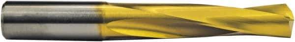 M.A. Ford - 11.5mm 135° Spiral Flute Solid Carbide Screw Machine Drill Bit - Uncoated, Right Hand Cut, 54mm Flute Length, 92mm OAL, Straight Shank - Industrial Tool & Supply