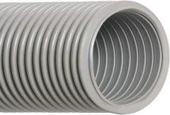 Hi-Tech Duravent - 2-1/2" ID, 16 Hg Vac Rating, 12 psi, EVA Vacuum & Duct Hose - 25' Long, Gray, 4-3/4" Bend Radius, -65 to 140°F - Industrial Tool & Supply