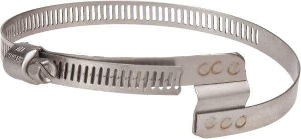 Hi-Tech Duravent - Stainless Steel Hose Clamp - 5/16" Wide x 0.02" Thick, 2" Hose, 1-1/4 to 2-5/8" Diam - Industrial Tool & Supply