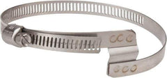 Hi-Tech Duravent - Stainless Steel Hose Clamp - 5/16" Wide x 0.02" Thick, 2" Hose, 1-1/4 to 2-5/8" Diam - Industrial Tool & Supply