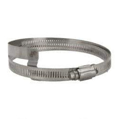 Hi-Tech Duravent - Stainless Steel Hose Clamp - 1/2" Wide x 0.02" Thick, 4-1/4" Hose, 2-3/4 to 4-5/8" Diam - Industrial Tool & Supply
