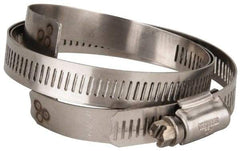 Hi-Tech Duravent - Stainless Steel Hose Clamp - 1/2" Wide x 0.02" Thick, 8-1/4" Hose, 7-1/4 to 8-5/8" Diam - Industrial Tool & Supply