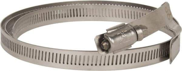 Hi-Tech Duravent - Stainless Steel Hose Clamp - 1/2" Wide x 0.02" Thick, 10" Hose, 9-1/4 to 10-5/8" Diam - Industrial Tool & Supply