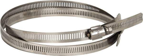Hi-Tech Duravent - Stainless Steel Hose Clamp - 1/2" Wide x 0.02" Thick, 14" Hose, 13-1/4 to 14-3/4" Diam - Industrial Tool & Supply