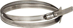 Hi-Tech Duravent - Stainless Steel Hose Clamp - 1/2" Wide x 0.02" Thick, 14" Hose, 13-1/4 to 14-3/4" Diam - Industrial Tool & Supply