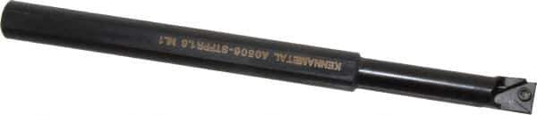 Kennametal - 10.54mm Min Bore Diam, 127mm OAL, 3/8" Shank Diam, A-STFP Indexable Boring Bar - 1.63" Max Bore Depth, TP.. Insert, Screw Holding Method - Industrial Tool & Supply