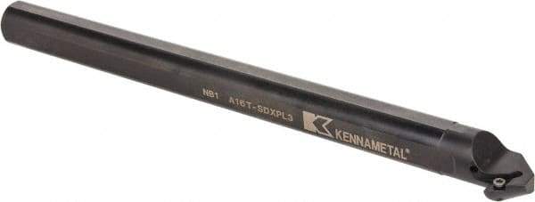 Kennametal - 33.02mm Min Bore Diam, 12" OAL, 1" Shank Diam, A-SDXP Indexable Boring Bar - DP.. Insert, Screw Holding Method - Industrial Tool & Supply