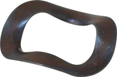 Made in USA - 5/16-3/8" Screw, 0.355" ID x 0.561" OD, Grade 17-7 PH-A Stainless Steel Triple Wave Washer - 0.01" Thick, 0.08" Overall Height, 0.014" Deflection - Industrial Tool & Supply