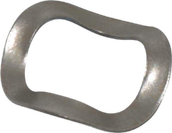Made in USA - 3/8-7/16" Screw, 0.39" ID x 0.562" OD, Grade 17-7 PH-A Stainless Steel Triple Wave Washer - 0.02" Thick, 0.11" Overall Height, 0.007" Deflection - Industrial Tool & Supply