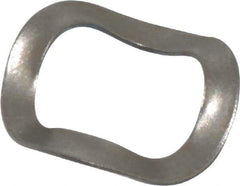 Made in USA - 3/8-7/16" Screw, 0.39" ID x 0.562" OD, Grade 17-7 PH-A Stainless Steel Triple Wave Washer - 0.02" Thick, 0.11" Overall Height, 0.007" Deflection - Industrial Tool & Supply