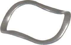 Made in USA - 5/8-11/16" Screw, 0.67" ID x 0.825" OD, Grade 17-7 PH-A Stainless Steel Triple Wave Washer - 0.02" Thick, 0.13" Overall Height, 0.018" Deflection - Industrial Tool & Supply