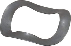 Made in USA - 1/2" Screw, 0.53" ID x 0.78" OD, Grade 1074-1095 Spring Steel Triple Wave Washer - 0.012" Thick, 0.125" Overall Height, 0.025" Deflection, 19.47 Lb at Deflection - Industrial Tool & Supply