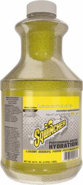Sqwincher - 64 oz Bottle Lemonade Activity Drink - Liquid Concentrate, Yields 5 Gal - Industrial Tool & Supply