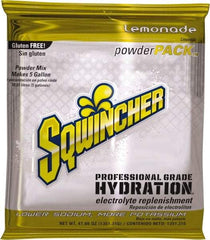 Sqwincher - 47.66 oz Pack Lemonade Activity Drink - Powdered, Yields 5 Gal - Industrial Tool & Supply