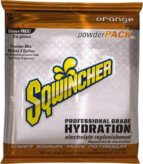 Sqwincher - 47.66 oz Pack Orange Activity Drink - Powdered, Yields 5 Gal - Industrial Tool & Supply