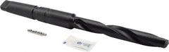 Allied Machine and Engineering - Series 1.5, 15/16" Max Diam, 4MT Taper Shank, Helical Flute Spade Drill - 6-1/2" Max Depth, 9-47/64" Body Length, 14-5/32" OAL, Extended Length, Through Coolant - Industrial Tool & Supply