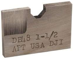 APT - 1-1/2 Inch Diameter, 3/16 Inch Thick, High Speed Steel Auxiliary Pilot Blade - Series D - Industrial Tool & Supply