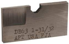 APT - 1-31/32 Inch Diameter, 3/16 Inch Thick, High Speed Steel Auxiliary Pilot Blade - Series D, DX15 Auxiliary Pilot Required - Industrial Tool & Supply
