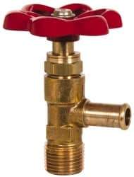 Eaton - 3/8" Pipe, Steel Shutoff Drain Cock & Shutoff Valve - 3/8 Thread, 150 Max psi - Industrial Tool & Supply