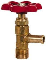 Eaton - 3/8" Pipe, Steel Shutoff Drain Cock & Shutoff Valve - 3/8 Thread, 150 Max psi - Industrial Tool & Supply
