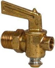 Eaton - Steel Ground Plug Drain Drain Cock & Shutoff Valve - 1/4 Thread, 30 Max psi - Industrial Tool & Supply