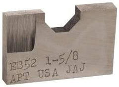 APT - 1-5/8 Inch Diameter, 1/4 Inch Thick, High Speed Steel Auxiliary Pilot Blade - Series E - Industrial Tool & Supply