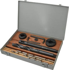 APT - 1-1/4 to 3" Blade Diam, 1" Pilot Diam, 1" Twist Drill Diam, Pilot Holder, Blade & Drill Kit - High Speed Steel Blade, MT3 Morse Taper Pilot Holder Shank, MT3 Morse Taper Drill Shank, Series E - Industrial Tool & Supply