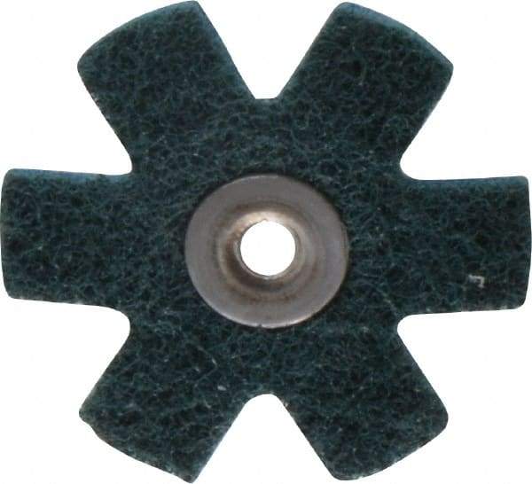 3M - 2" Diam Nonwoven Sanding Star - Very Fine Grade, Eyelet, 24,000 RPM - Industrial Tool & Supply