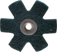 3M - 2" Diam Nonwoven Sanding Star - Very Fine Grade, Eyelet, 24,000 RPM - Industrial Tool & Supply