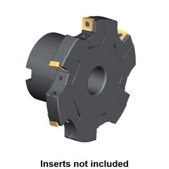 Kennametal - Shell Mount Connection, 0.461" Cutting Width, 1.2564" Depth of Cut, 125mm Cutter Diam, 1.2598" Hole Diam, 8 Tooth Indexable Slotting Cutter - KSSM Toolholder, SD.T 1204.. Insert, Left Hand Cutting Direction - Industrial Tool & Supply